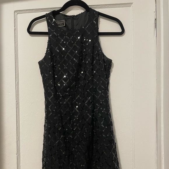 Black sequin cocktail dress - Versus by Versace -34/XS - Picture 2 of 3